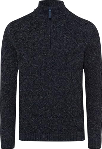 BRAX Herren Style Steffen Multicolor Structure - Stricktroyer mit wertigen Stylingdetails von BRAX