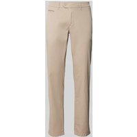 Brax Hose in unifarbenem Design Modell 'EVEREST' in Beige, Größe 29 von BRAX