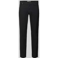 Brax Hose mit Label-Patch Modell 'Cadiz' in Black, Größe 36/32 Brax Hose mit Label-Patch Modell 'Cadiz' in Black, Größe 36/32 von BRAX