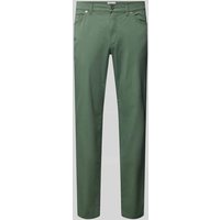 Brax Hose mit Strukturmuster Modell 'CADIZ' in Schilf, Größe 38/32 von BRAX