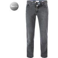 Brax Herren Jeans grau Baumwolle Straight Fit von BRAX