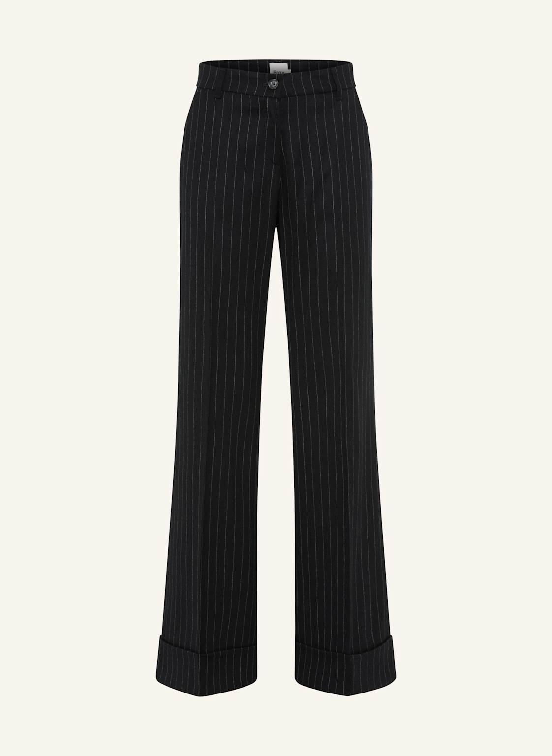 Brax Marlenehose Maine Aus Flanell blau von BRAX