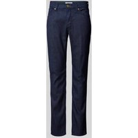 Brax Modern Fit Jeans mit Label-Patch Modell 'CHUCK' in Dunkelblau, Größe 38/36 von BRAX