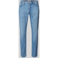 Brax Modern Fit Jeans mit Label-Patch Modell 'CHUCK' in Hellblau, Größe 38/32 von BRAX