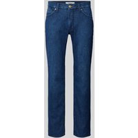 Brax Modern Fit Jeans mit Label-Patch Modell 'CHUCK' in Jeansblau, Größe 33/30 von BRAX