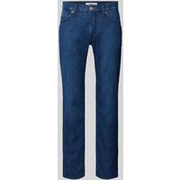 Brax Modern Fit Jeans mit Label-Patch Modell 'CHUCK' in Jeansblau, Größe 38/30 von BRAX