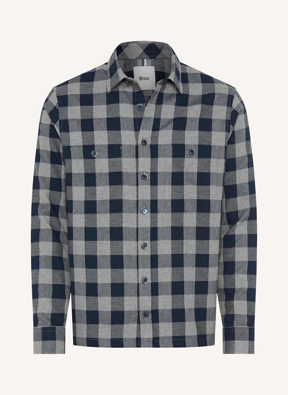 Brax Overshirt Style Kay blau von BRAX