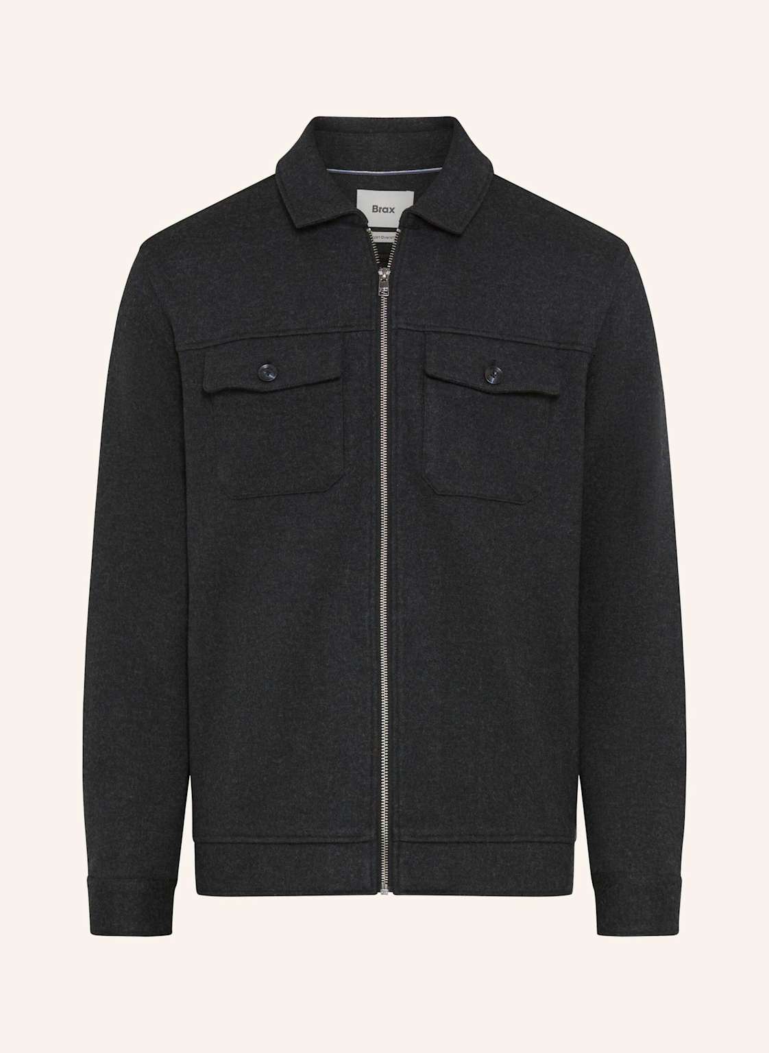 Brax Overshirt Style Santiago grau von BRAX