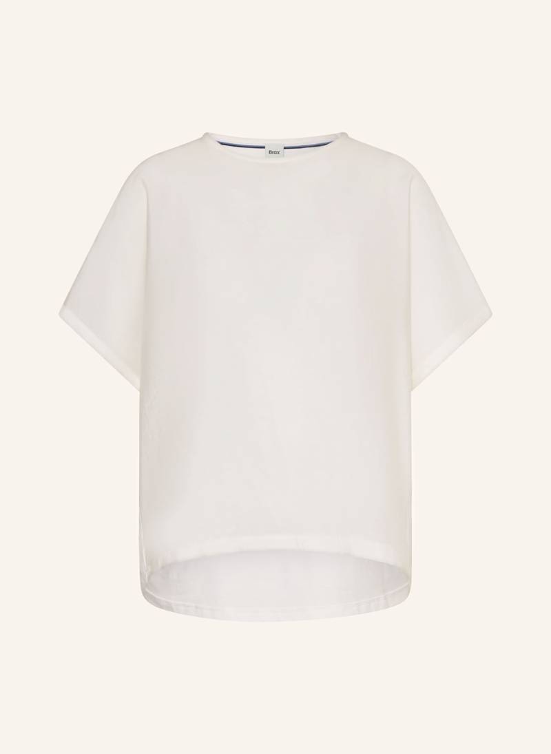 Brax Oversized-Blusenshirt Cara Im Materialmix weiss von BRAX
