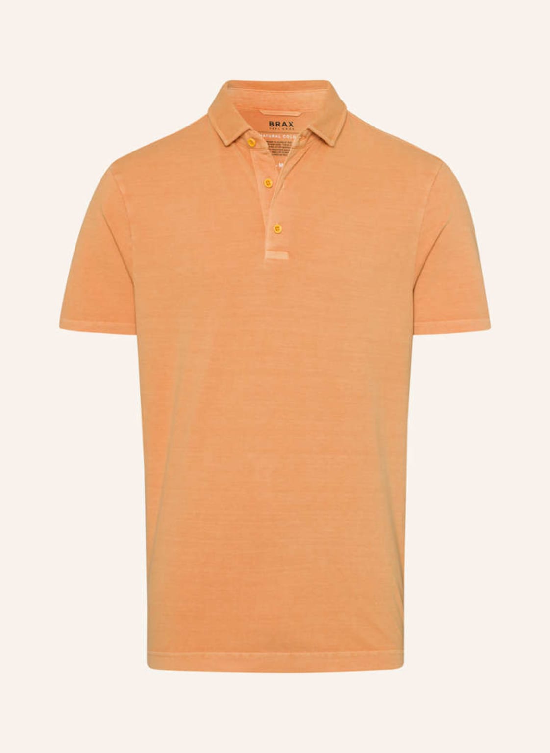 Brax Piqué-Poloshirt Style Philo orange von BRAX