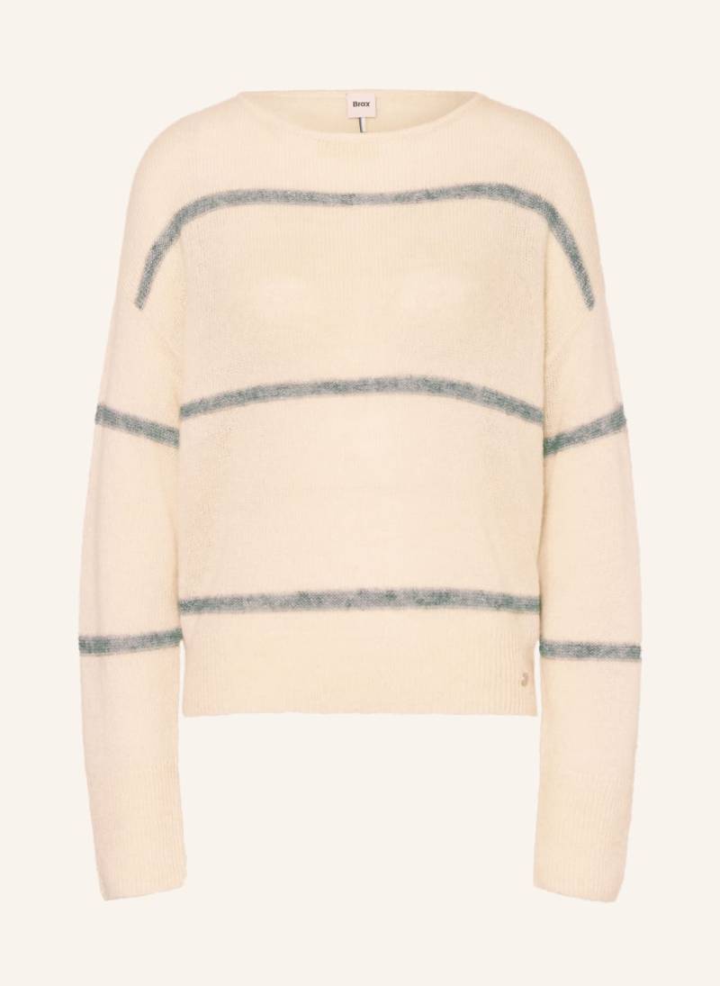 Brax Pullover Lisa Mit Glitzergarn weiss von BRAX