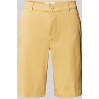 Brax Regular Fit Chino-Shorts mit Gesäßtaschen Modell 'BOZEN' in Gelb, Größe 50 von BRAX