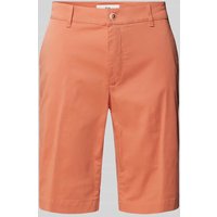 Brax Regular Fit Chino-Shorts mit Gesäßtaschen Modell 'BOZEN' in Orange, Größe 52 von BRAX