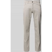 Brax Regular Fit Chino im 5-Pocket-Design Modell 'CADIZ' in Silber, Größe 34/34 von BRAX