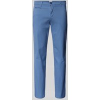 Brax Regular Fit Chino mit Paspeltasche Modell 'FABIO' in Blau, Größe 33/32 von BRAX