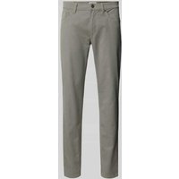 Brax Regular Fit Hose im 5-Pocket-Design Modell 'CADIZ' in Silber, Größe 36/34 von BRAX