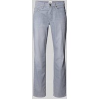 Brax Regular Fit Jeans im 5-Pocket-Design Modell 'Cadiz' in Silber, Größe 32/30 von BRAX