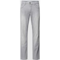 Brax Regular Fit Jeans mit Label-Patch Modell 'Cadiz' in Hellgrau, Größe 40/30 Brax Regular Fit Jeans mit Label-Patch Modell 'Cadiz' in Hellgrau, Größe 40/30 von BRAX