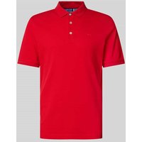 Brax Regular Fit Poloshirt mit Label-Print Modell 'Pete' in Hellrot, Größe XXL von BRAX
