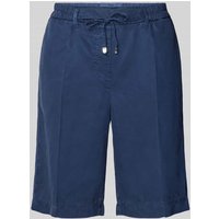 Brax Regular Fit Stoffhose mit Bügelfalten Modell 'Maine' in Marine, Größe 34 von BRAX