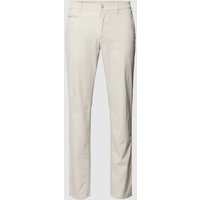 Brax Regular Fit Stoffhose mit Paspeltasche Modell 'FABIO' in Sand, Größe 34/32 von BRAX