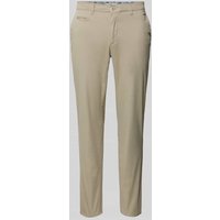 Brax Slim Fit Chino mit französischen Eingrifftaschen Modell 'FABIO' in Camel, Größe 32/32 von BRAX