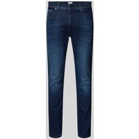 Brax Slim Fit Jeans im 5-Pocket-Design Modell 'CHRIS' in Dunkelblau, Größe 34/30 von BRAX