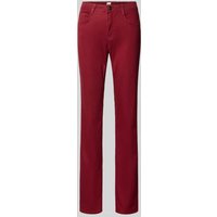 Brax Slim Fit Jeans im 5-Pocket-Design Modell 'STYLE.MARY' in Bordeaux, Größe 44K von BRAX