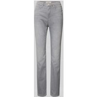 Brax Slim Fit Jeans mit Gürtelschlaufen Modell 'STYLE.MARY' in Hellgrau, Größe 34K von BRAX