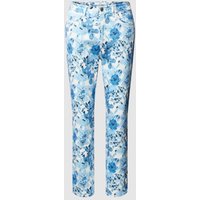 Brax Slim Fit Jeans mit verkürztem Schnitt Modell 'STYLE.MARY' in Blau, Größe 38 von BRAX