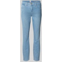 Brax Slim Fit Jeans mit verkürztem Schnitt Modell 'STYLE.SHAKIRA' in Dunkelblau, Größe 38 von BRAX