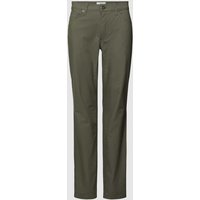 Brax Stoffhose im 5-Pocket-Design Modell 'Cadiz' in Khaki, Größe 34/34 von BRAX