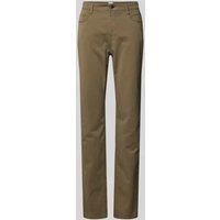 Brax Stoffhose mit 5-Pocket-Design Modell 'MARY' in Khaki, Größe 48 von BRAX