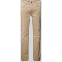 Brax Straight Fit Jeans mit Stretch-Anteil Modell 'CHUCK' in Beige, Größe 36/32 von BRAX