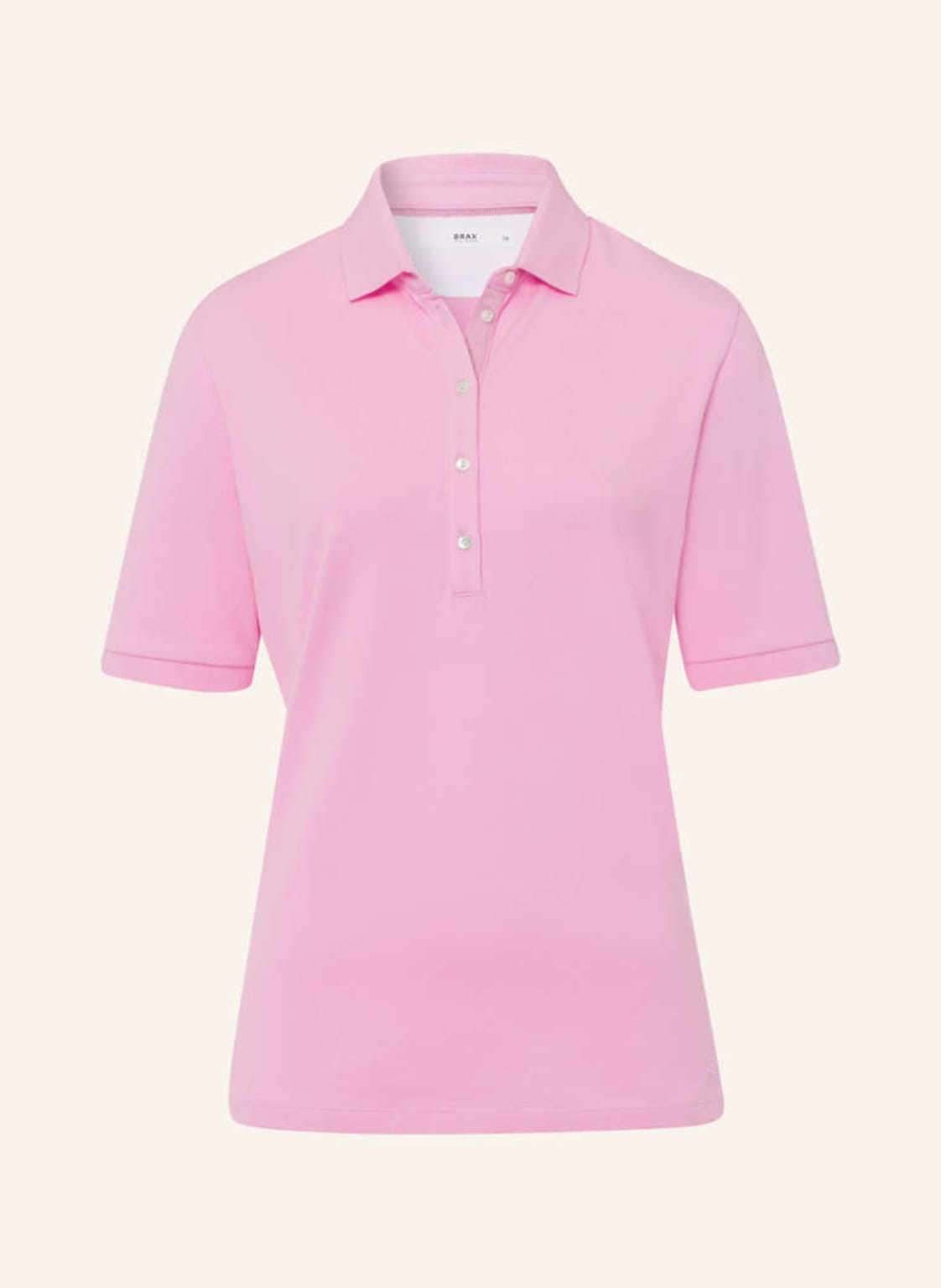 Brax Piqué-Poloshirt Style Cleo rosa von BRAX