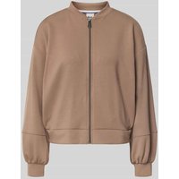 Brax Sweatjacke mit Reißverschluss Modell 'BECKY' in Taupe, Größe 40 Brax Sweatjacke mit Reißverschluss Modell 'BECKY' in Taupe, Größe 40 von BRAX