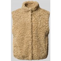 Brax Weste mit Teddyfell Modell 'STYLE.OSLO' in Camel, Größe 42 von BRAX