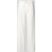 Brax Wide Fit Jeans mit Bindegürtel Modell 'MORGAN' in Offwhite, Größe 38 von BRAX