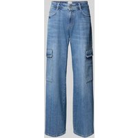 Brax Wide Fit Jeans mit Cargotaschen Modell 'MORGAN CARGO' in Hellblau, Größe 40 von BRAX