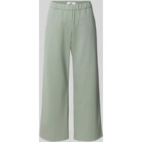 Brax Wide Leg Stoffhose mit elastischem Bund Modell 'Style.Maine' in Schilf, Größe 40 von BRAX