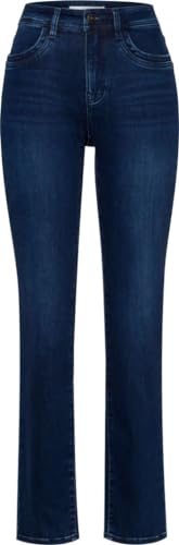 Brax Damen Style Carola Style Carola Five-Pocket-Jeans in Thermo Denim,Used Dark Blue,29W / 30L von BRAX