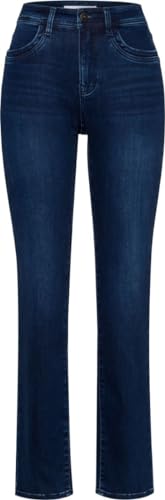 Brax Damen Style Carola Style Carola Five-Pocket-Jeans in Thermo Denim,Used Dark Blue,31W / 30L von BRAX