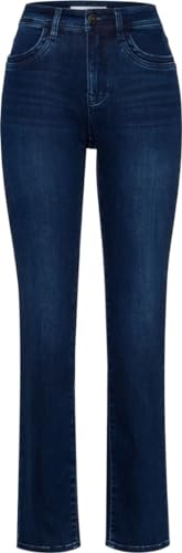 Brax Damen Style Carola Style Carola Five-Pocket-Jeans in Thermo Denim,Used Dark Blue,32W / 30L von BRAX