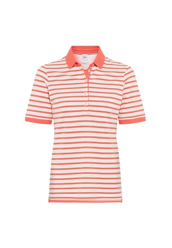 Style Cleo gestreiftes Poloshirt unifarben in Einer Pima Pique Qualität von BRAX
