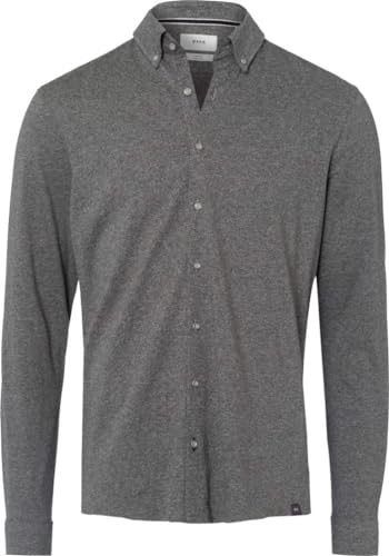 BRAX Herren Style Daniel Ju Piqué - Jerseyhemd mit Button Down-Kragen von BRAX