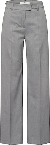 Brax Damen Style Maine Style Maine - Wool Touch Hose in relaxter Silhouette,Light Grey,34W / 32L von BRAX