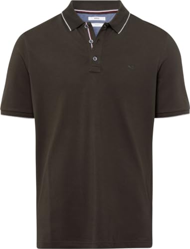 BRAX Style Pete U Hi-Flex Piqué - Poloshirt in Hi-Flex-Qualität, Deep Pine, L von BRAX