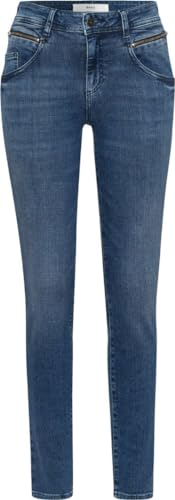 Brax Damen Style Shakira Vintage Stretch Denim Jeans, Used Stone Blue, 34W / 32L von BRAX