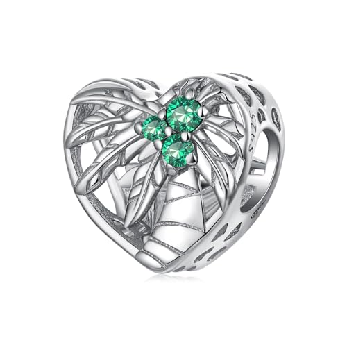 BRBRB Doppelseitiger Palmen-Strand-Charm aus 925er Sterlingsilber – DIY-Perle mit Ozean-Motiv, kompatibel mit Pandora, Biagi, Troll und Chamilia | Hypoallergener Sommerschmuck BRBRB Doppelseitiger Palmen-Strand-Charm aus 925er Sterlingsilber – DIY-Perle mit Ozean-Motiv, kompatibel mit Pandora, Biagi, Troll und Chamilia | Hypoallergener Sommerschmuck von BRBRB