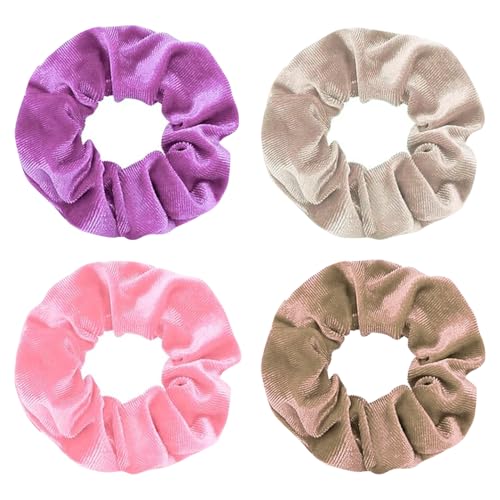 Elastische Samt-Haarbänder, niedliche Haargummis in zartrosa Liebe, stilvolle Pferdeschwanz-Halter für Damen und Mädchen, perfektes Haar-Accessoire für den täglichen Gebrauch und Partys (4 Farben) Elastische Samt-Haarbänder, niedliche Haargummis in zartrosa Liebe, stilvolle Pferdeschwanz-Halter für Damen und Mädchen, perfektes Haar-Accessoire für den täglichen Gebrauch und Partys (4 Farben) von BRDTKUGV